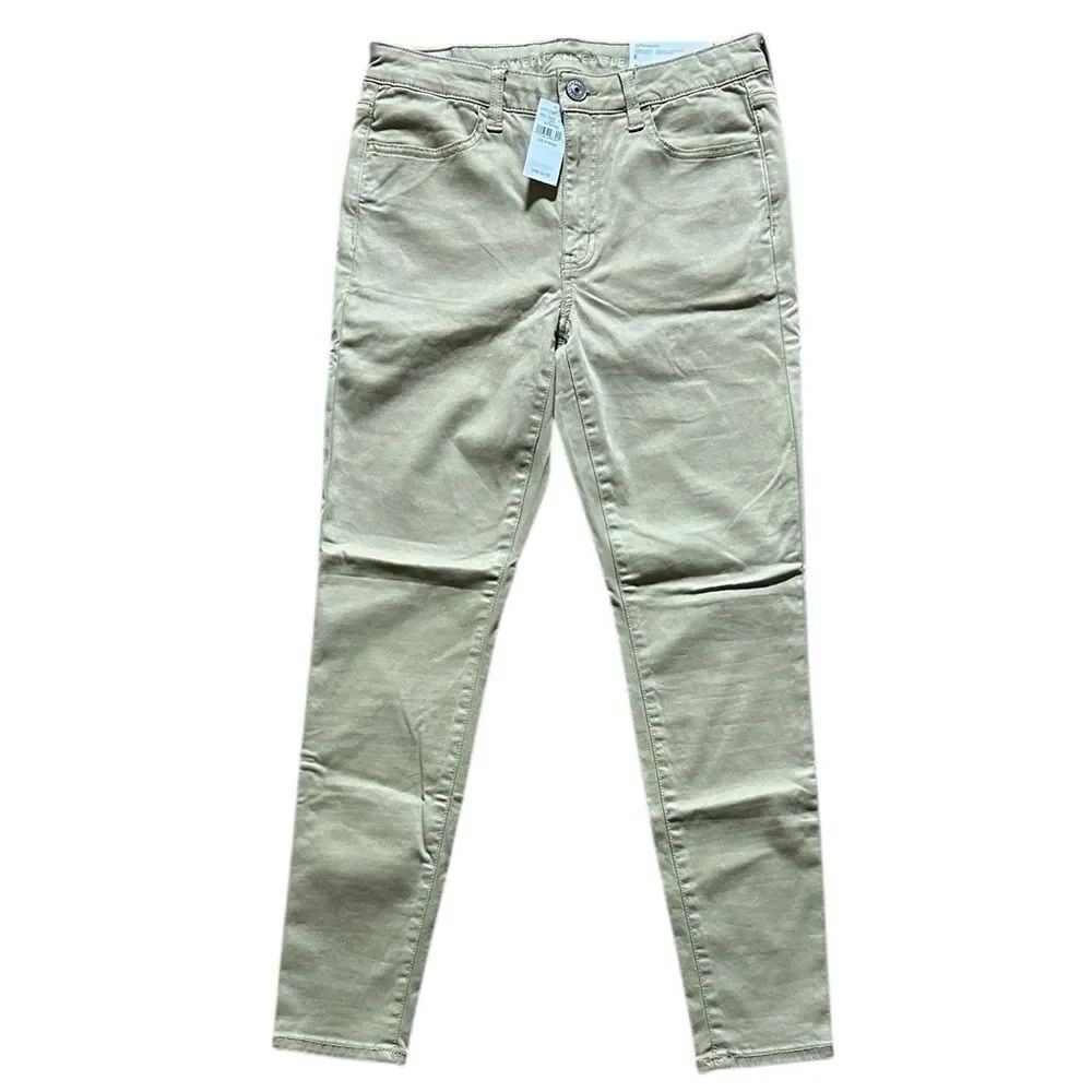 NEW American Eagle Khaki Hi-Rise Jeggings